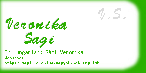 veronika sagi business card